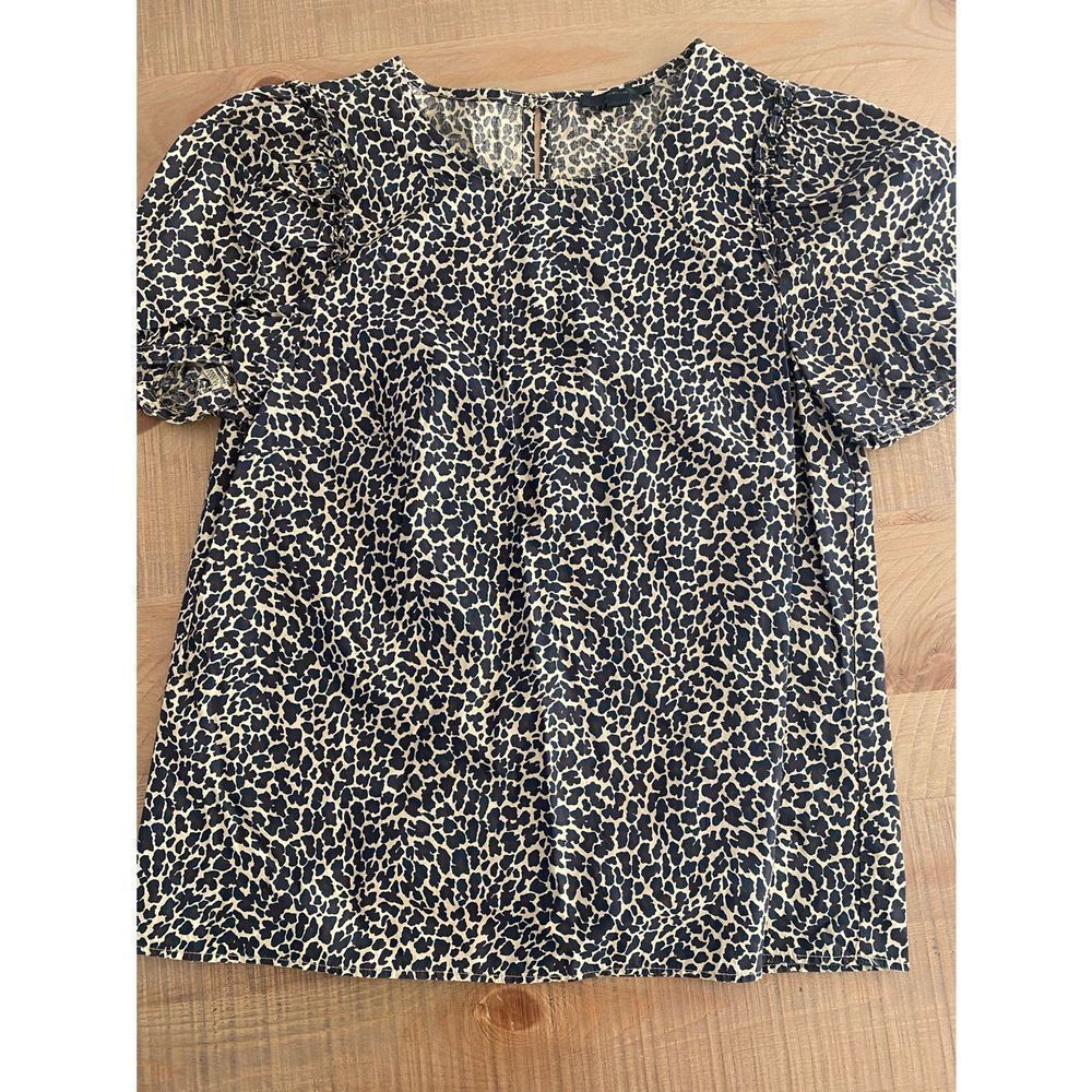 J Crew cheetah print top